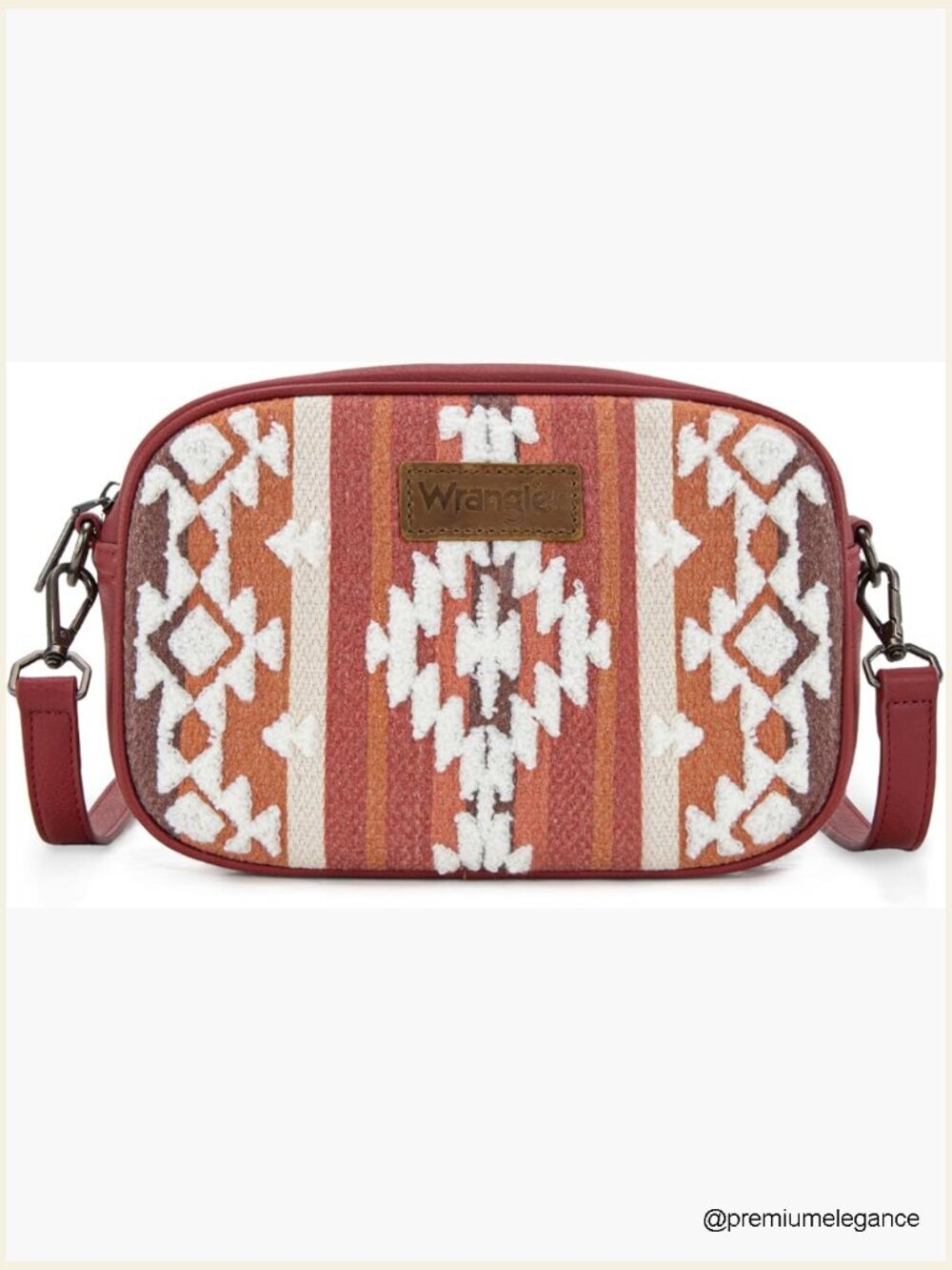 Sherpa Aztec Canvas Crossbody Purse with Detachable Strap